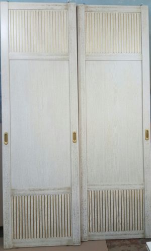 Двери для шкафа купе с фрезеровкой Псков